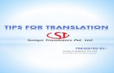 Useful tips – translators and translation services provider company