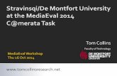 Stravinsqi/De Montfort University at the MediaEval 2014 C@merata Task