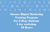 Advanced Digital Marketing workshops in colleges from sripani, Hyderabad