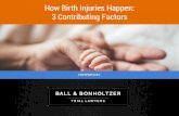 How Birth Injuries Happen: 3 Contributing Factors
