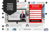 A real estate lead capture landing page that brings in tons of leads