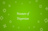 Measure of Dispersion in statistics