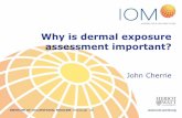 Why is dermal exposure important?