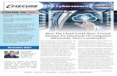 2Secure corp The Cybersecurity Insider November 2017 Printed Newsletter
