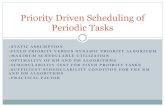 Priority driven scheduling of periodic tasks