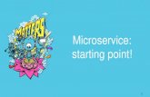 Microservice:  starting point