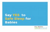 Say YES to Safe Sleep - Prevent Child Abuse Iowa Conference 2017