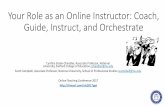 Your Role as an Online Instructor