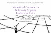 Informational Constraints on Antipoverty Programs: Evidence for Africa