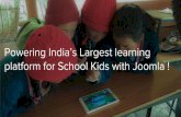 Powering india's largest learning platform for school kids with joomla