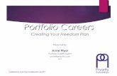 Portfolio Careers Anne Pryor's Freedom Plan Strategy - A New World of Work
