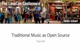 Traditional music as open source