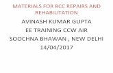 Materials for rcc repairs and rehabilitation