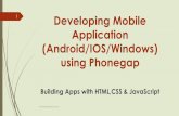 Developing Mobile Application using Phonegap