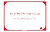 Email Metrics That Matter Barcamp Dec07