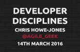 Developer disciplines