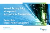 Webinar: How automation can transform the way you manage your network security policy final