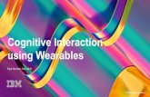 Cognitive interaction using wearables