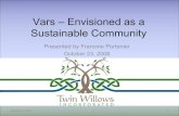 Our Vars Vision - A Sustainable Community
