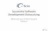 Successful Outsourcing  CSFs