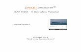SAP HCM A Complete Tutorial - Packt HCM – A Complete Tutorial Ganesh Karthik S Chapter No 1 "End User Transactions"