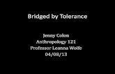 Bridged by tolerance