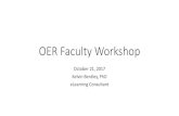 OER Faculty Workshop (10 21-17)