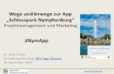 Wege und Irrwege zur App Schlosspark Nymphenburg. Projektmanagement und Marketing