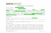 Design Build Agreement - uvu.edu Web viewservices. Said leadership shall not be changed or substituted without written approval of UVU. Construction shall be performed in accordance
