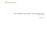 Teradata Parallel Transporter User Guide - Teradata nbsp; Teradata Parallel Transporter User Guide 3 Preface Purpose This book provides information on how to use Teradata Parallel