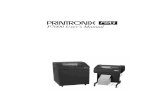P7000 User’s Manual - s Manual The Printronix P7000 Series PSA3™ Printers. This document contains proprietary information protected by copyright. No part of this document may be