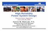 High Reliability Power System Design - IEEEieee.org.ar/downloads/Buenos-Aires-Reliability-Power-System-Design...High Reliability Power System Design Keene M. Matsuda, ... zReliability