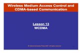 CDMA-based Communication Wireless Medium Access Control · PDF fileOxford University Press 2007. All rights reserved. 1 Wireless Medium Access Control and CDMA-based Communication