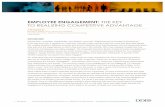 Employee Engagement: The Key to Realizing Competitive ... · PDF fileEMPLOYEE ENGAGEMENT: THE KEY TO REALIZING COMPETITIVE ADVANTAGE A Monograph by: Richard S. Wellins, Ph.D., Senior
