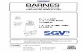 Series: SGV 3, 5, 7.5HP, 60Hz, 3450RPM 1.7, 2.8, 4.2HP ... · PDF file3 USER GUIDE Congratulations on your purchase of a Barnes UltraGRIND™ grinder pump system. With proper care