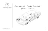 Sensotronic Brake Control (W211 SBC) - cardiagnostics.be SBC Tool... · to the latest Mercedes-Benz Technical Publication and follow all pertinent instructions when testing, diagnosing