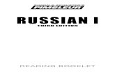 Russian i - · PDF file3 Russian i The Cyrillic alphabet comprises 33 letters, listed in order, along with a guide to the sounds represented by each letter. You will note that many