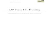 SAP Basis 101 Training - · PDF fileSAP Basis Training by Bob Panic SAP Basis 101 Training Key Basis Administration Training to support the day to day operation of the SAP Landscape