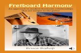 Fretboard Harmony - brucebishopmusic.combrucebishopmusic.com/Fretboard_Harmony.pdf · Bruce Bishop Fretboard Harmony An approach to modern harmonic relationships that are unique to
