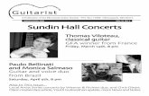 MARCH/APRIL 2008 VOL. 24 NO. 2 Sundin Hall Concertsmnguitar.org/newsletter/2008-March-April.pdf · Thomas Viloteau classical guitar GFA winner from France Friday March th pm Paulo