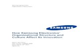 How Samsung Electronics’ Organizational Structure and ... · PDF file2015SpringSemester% Organization%Theory%Exam%% How Samsung Electronics’ Organizational Structure and Culture