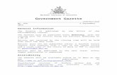 Northern Territory Government 2015 Web viewNorthern Territory of Australia . Government Gazette. ISSN-0157-8324. No. G352 September 2015. General information. The Gazette is published