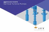 Vertical Turbine  · PDF file2 Goulds Vertical Turbine Pumps ... fluctuating load and temperature conditions. ... Base flange can be machined to