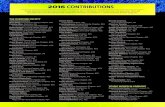 2016 CONTRIBUTIONS - Sweet Adelines International Donor List.pdf · Michael Goessl, Verona, WI, ... in memory of Marilynn A. Ryan Cathy Bucholtz, Harmony Celebration Chapter, #15
