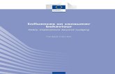 Influences on consumer behaviour - European Commissionec.europa.eu/environment/enveco/economics_policy/pdf/Behaviour... · Final Report, 8 April 2014 ... Past experience, emotional