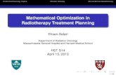 Mathematical Optimization in Radiotherapy Treatment Planninggray.mgh.harvard.edu/attachments/article/166/Treatment Planning 1.pdf · logo Treatment Planning TopicsPhoton Therapy3D-conformal
