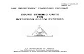 SOUND SENSING UNITS FOR INTRUSION ALARM SYSTEMS · PDF fileLAW ENFORCEMENT STANDARDS PROGRAM NllECJ STANDARD FOR SOUND SENSING UNITS FOR INTRUSION ALARM SYSTEMS A Volontary National