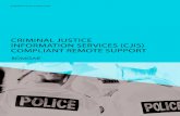 CRIMINAL JUSTICE INFORMATION SERVICES (CJIS) COMPLIANT ... · PDF filecriminal justice information services (cjis) compliant remote support bomgar for cjis compliance