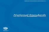 National Standards - American Psychological · PDF file2 Structure of tHe national StandardS The National Standards suggests three levels of understanding for psychology content. First,