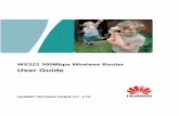 User Guide - SMSCaster - Bulk SMS text messaging software ...smscaster.com/ebay/docs/HUAWEI WS322 Router User Guide.pdf · Huawei Technologies Co., Ltd. provides customers with comprehensive